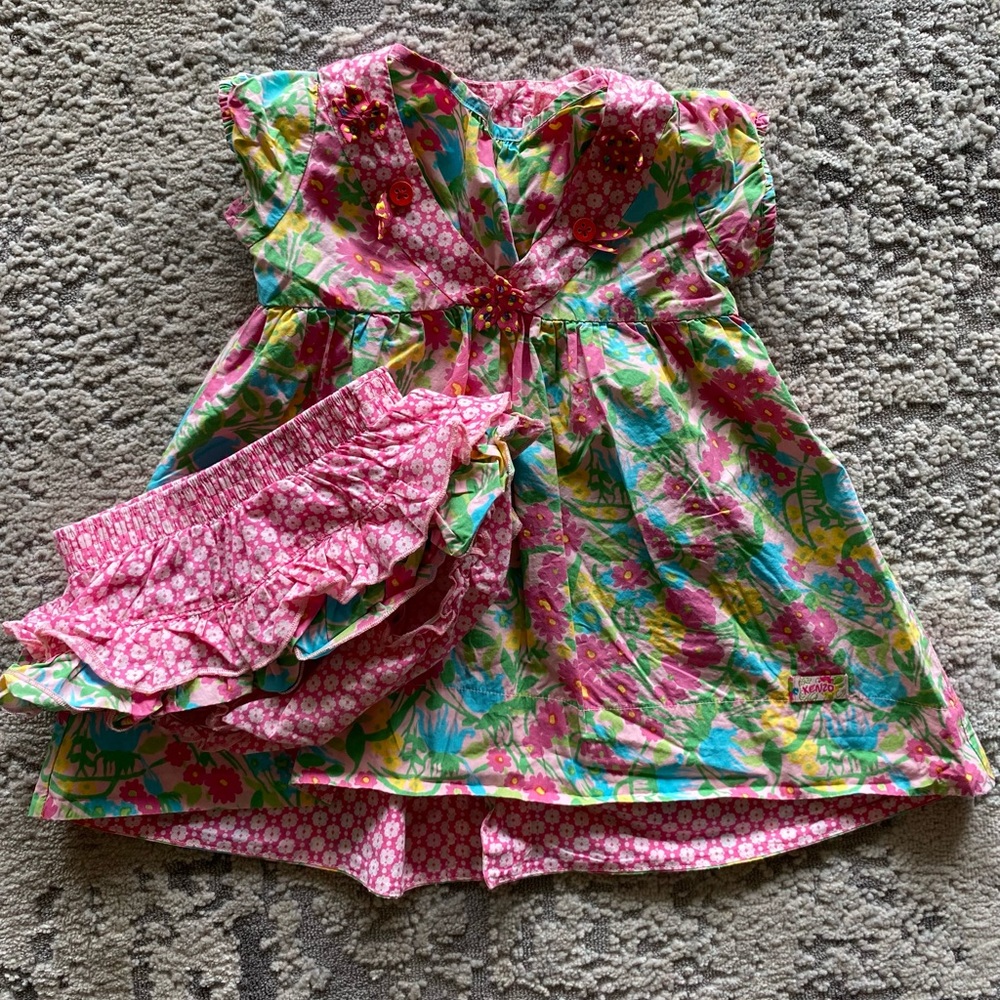 KENZO Kids Floral Set